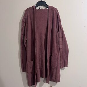 Torrid Dusty Rose Open-Front Cardigan